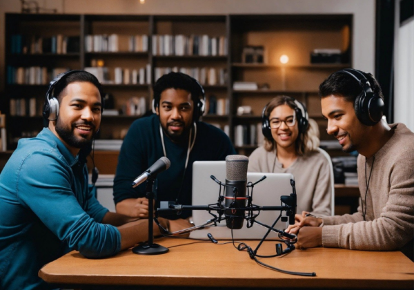 Podcast and Broadcasting Studio